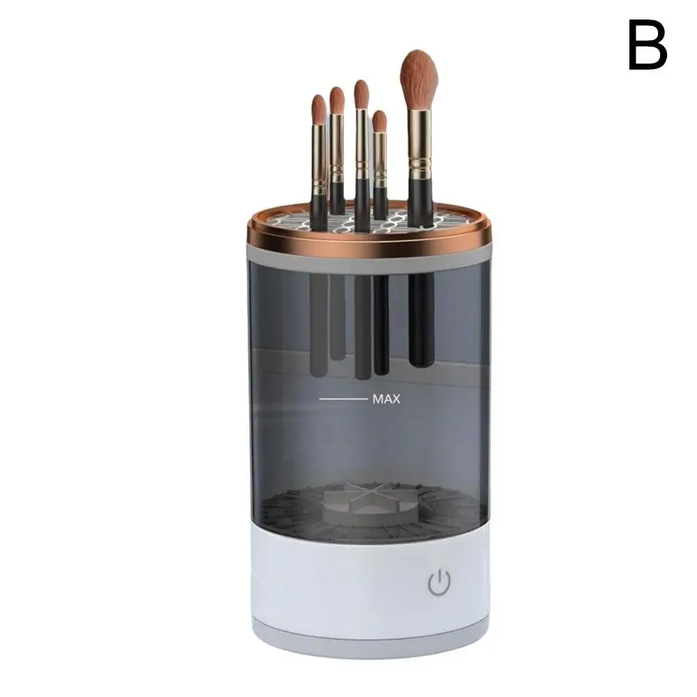 3 In 1 Electric Makeup Brush Cleaner : Automatic Spinner Makeup Brush