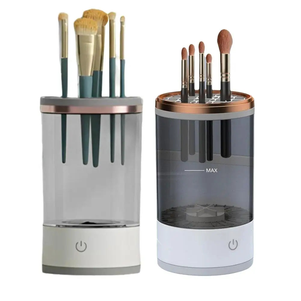 3 In 1 Electric Makeup Brush Cleaner : Automatic Spinner Makeup Brush